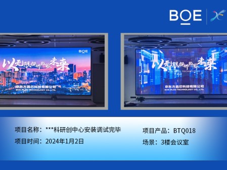 畢節(jié)***科研創(chuàng)中心3樓會議室BTQ018安裝調(diào)試完畢