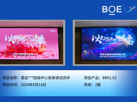 深圳葛店***招商中心安裝調(diào)試完畢