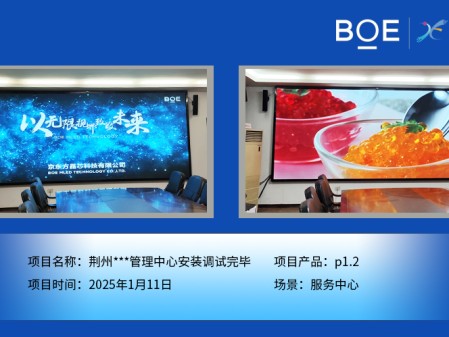 佛山荊州***管理中心安裝調(diào)試完畢