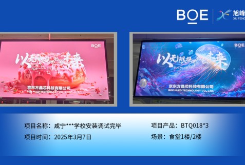通遼咸寧***學校安裝調試完畢